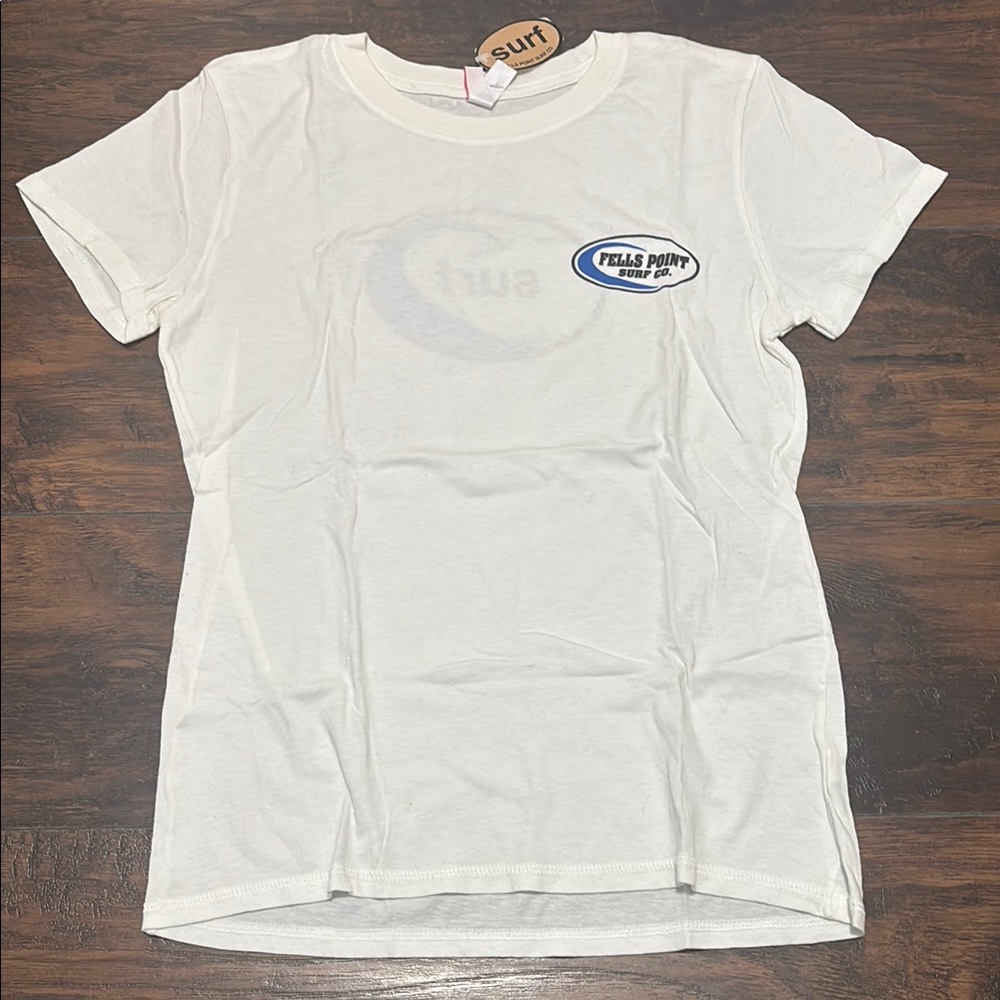 Surf White Short Sleeve Tee